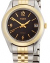 Timex Women's T2N320 Elevated Classics Dress Two-Tone Stainless Steel Expansion Watch