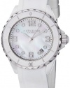 Stuhrling Original Women's 954.12E1W7 Seraph Quartz Date White Mother-Of-Pearl Dial Watch