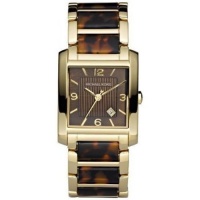 Michael Kors Gold-tone and Tortoise Shell Acrylic Bracelet Ladies Watch MK4242