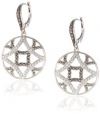 Judith Jack Turq Matrix Sterling Silver and Swarovski Marcasite Caged Drop Earrings