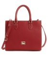 Dooney & Bourke's smart Janine purse sports a beautiful, boxy silhouette.