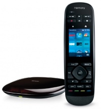 Logitech 915-000201 Harmony Ultimate Remote with Customizable Touch Screen and Closed Cabinet RF Control - Black