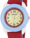 Sprout Unisex ST1004LBIVRD Eco-Friendly Corn Resin and Red Organic Cotton Strap Watch