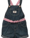 OshKosh BGosh Gingham Denim Shortalls DENIM 24 Mo