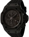 Swiss Legend Mens Trimix Diver 10541-BLK Rubber Watch