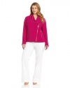 Calvin Klein Women's Plus-Size Moto Jacket