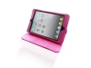 Bear Motion ® 100% Genuine Leather Folio Case for iPad Mini 7.9 / the 7.9 Inch Mini iPad Cover (Support Smart Cover Function) - MP Pink