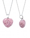 Authentic Pink Sapphire Color Heart Shape Pendant Crystals. Now At Our Lowest Price Ever but Only for a Limited Time!(chain Not Included)