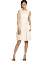 French Connection Women's Fast Orient Eyelets Dress, White, 4