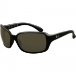 Ray-Ban RB4068 Highstreet Sports Sunglasses/Eyewear - Glossy Black/G-15 XLT / Size 60mm