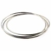 Sterling Silver Three Bangle Bracelet Set