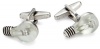 Kenneth Cole Reaction Men's Light Bulb Cufflinks, Silver, One Size