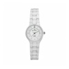 Skagen Women's 572SSXWC Denmark White Ceramic Crystal Accent Watch