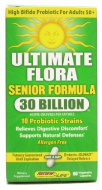 Renew Life Ultimate Flora Senior Formula 30 Billion, 60 Caps