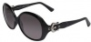 Fendi FS5075 001 Rectangle Frame Women's Sunglasses Black Lense