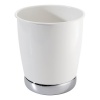 InterDesign York Can 2, White/ Chrome