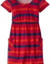 Splendid Littles Girls 2-6X Clearwater Stripe Toddler Dress, Dragonfruit, 2T