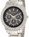 XOXO Women's XO5330  Silver-tone Bracelet With Rhinestones Accent Watch