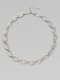 EXCLUSIVELY AT SAKS. Sparkling pavé crystals are linked together in this dazzling design.Crystals Rhodium plated Chain length, about 16 with 2 extender Lobster clasp Imported