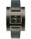 Tommy Hilfiger  Women's 1781154 Fashion Black Enamel and Rose Gold  Watch