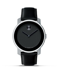 Large Movado BOLD watch with black dial.