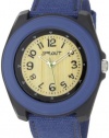 Sprout Unisex ST2002BLBKBL Eco-Friendly Corn Resin and Blue Organic Cotton Strap Watch