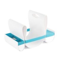 Boon Loop Diaper Caddy, Blue/White