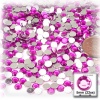 144pc Rhinestones Round 5mm - 21ss flatback Hot Pink or Rose HPK