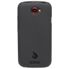 Diztronic Matte Back Black Flexible TPU Case & Screen Protector for HTC One S (T-Mobile) [Diztronic Retail Packaging]