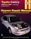 Toyota Camry Automotive Repair Manual: All Toyota Camry and Avalon Models 1992 thru 1996 (Haynes Repair Manuals)