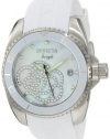 Invicta Women's 0486 Angel Collection Cubic Zirconia Accented Polyurethane Watch