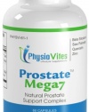 Prostate Mega7 Super Prostate Health Beta Sitosterol, Saw Palmetto, Quercetin PhysioVites Prostate Mega7 60 Capsules 1 Bottle