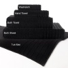 Cotton Craft - Super Zero Twist Wash Cloth 13x13 Black - 7 Star Hotel Bath Collection Pure 615 Gram Cotton - Soft as a Cloud - Each item sold separately, this is not a set