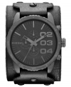 Gunmetal is all the rage this season. This Diesel watch is covered in the eye-catching tone.