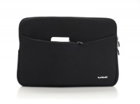 iPearl 13-inch Soft Neoprene Sleeve Case for MacBook & UltraBook laptop (built-in external pocket) - BLACK