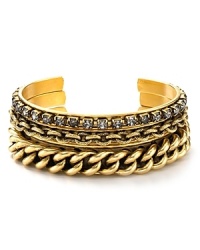 Elizabeth Cole Three Chain Cuff