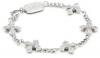 Queen Baby Cross 3D Pave Cubic Zirconia MB Cross Bracelet