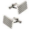 Modern Scales Pattern Stainless Steel Cufflinks For Men 12X20mm