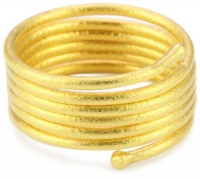 GURHAN Spring High Karat Gold Coil Ring, Size 7