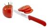 Messermeister 4-1/2-Inch Serrated Tomato Knife with Matching Sheath, Red