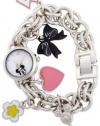 Disney Women's MN2012 Minnie Mouse Mother-of-Pearl Dial Charm Watch