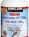 Kirkland Signature Extra Strength Glucosamine HCI 1500mg, With MSM 1500 mg,  375-Count  Tablets