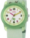 Timex Kids' T7B705 Analog Frogs Elastic Fabric Strap Watch