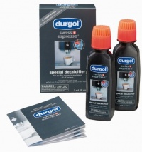 Durgol Swiss Espresso Special Decalcifier, 2-Pack 4.2 fluid ounce Bottles