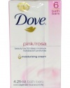 Dove Beauty Bars Soap for Women, Pink/Rosa, 6 Count