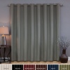 Wide Width Grommet Top Thermal Blackout Curtain 100W X 84L Panel - Olive - BWW