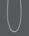 For style that pops -- try Giani Bernini's intricate popcorn chain necklace. Crafted in sterling silver. Approximate length: 24 inches.