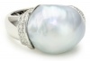 TARA Pearls Museum Collection White South Sea Baroque 21x17mm Pearl Ring, Size 7