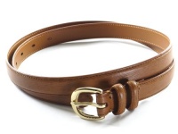 Lauren By Ralph Lauren Leather Textured Belt Size Large Lauren Tan