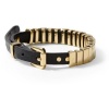 Michael Kors Jet Set Single Wrap Leather Charm Bracelet, Black Gold